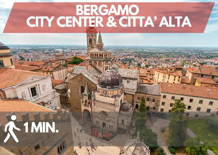 Citta Alta - 5min From Bgy Airport-ac-wifi Appartement